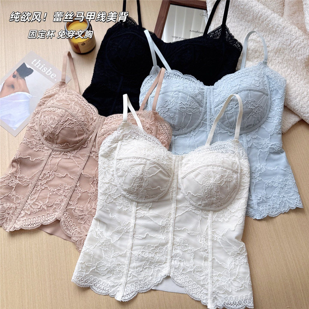 Áo ren lưng sling mỏng nhẹ cho mùa xuân hè