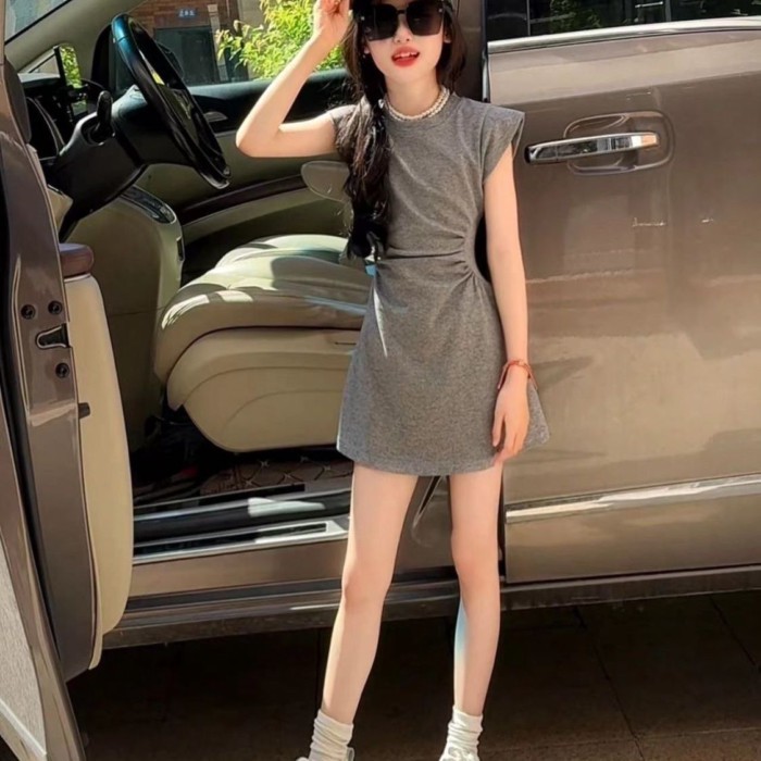 Váy suông nữ cao cấp, váy eo thời trang