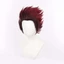 Anime Demon Slayer Cổng Bếp Tanjiro Burgundy Gradient Ngược Tóc Giả Lưới Hoa Hồng Halloween Giáng Sinh COS