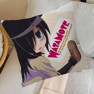 Anime Watamote Kuroki Tomoko Đệm 30x50 Polyester Sofa Đệm Trang Trí Ném Gối Trang Trí Nhà Cửa Vỏ Gối
