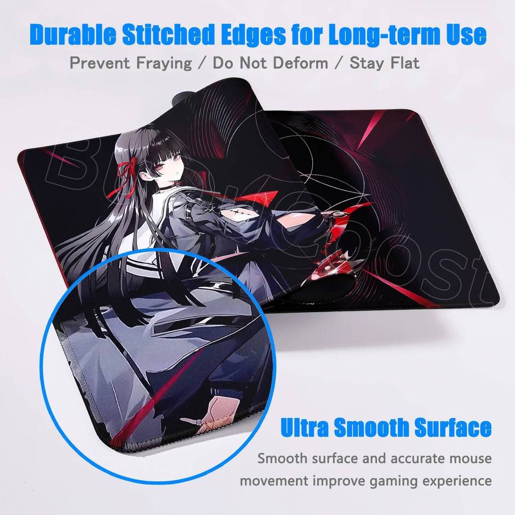 HD Mới Chisa Qiuyuan Galbrena Mousepad Luno Augusta Game Gió hú Sóng Miếng Lót Chuột Phụ Kiện Chơi Game Bảo Vệ Tủ Bàn Thảm