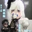 Anime Cá Tính Thứ Năm Nước Hoa Bướm Trong Lồng cosplay Mô Phỏng Da Đầu Lưới Hoa Hồng Tóc Giả Dây Túi Tóc
