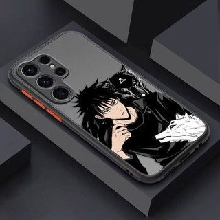 Jujutsu Kaisen Sukuna Gojo Cover Matte Phone Case Cho Samsung Galaxy S25 S10 S20 S21 S22 S23 S24 FE PLUS ULTRA DIY Case Điện Thoại Di Động