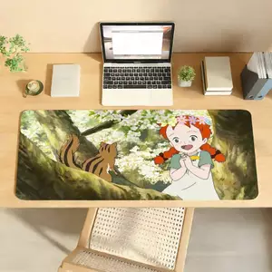 Hoạt Hình Anne Of Green Gables Miếng Lót Chuột Chống Trơn Trượt Để Bàn Thảm PC Laptop Phụ Kiện Bàn Phím Văn Phòng Game Thủ Lớn Decoracion