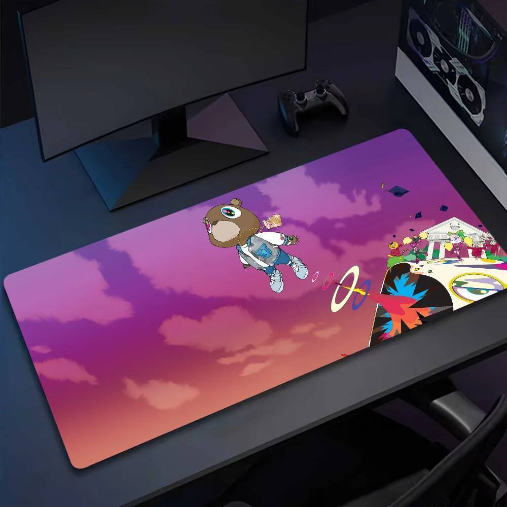 Album Mousepads Thảm Chống Trơn Trượt Lockedge Văn Phòng Sinh Viên Chơi Game Tây Dày Kanye Lớn Viết Đệm Chuột Ca Sĩ Miếng Lót