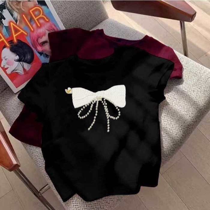 bé gái 100% cotton ngắn tay áo thun mùa hè cho trẻ em quần áo trẻ em bướm mới váy mùa hè thời tr