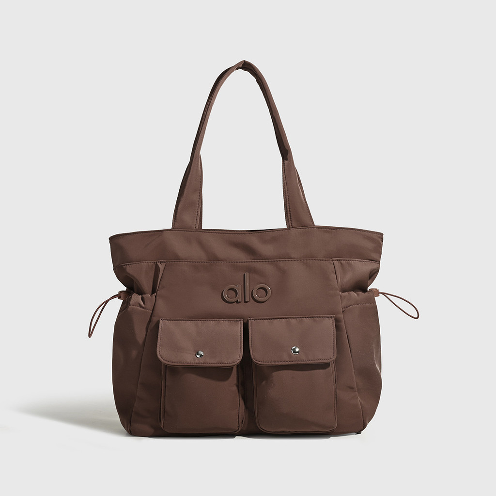 A alo Retro Túi Messenger Nữ Dung Tích Lớn Túi Đeo Vai Học Sinh Trung Học Cơ Sở Lớp Di Động Vải