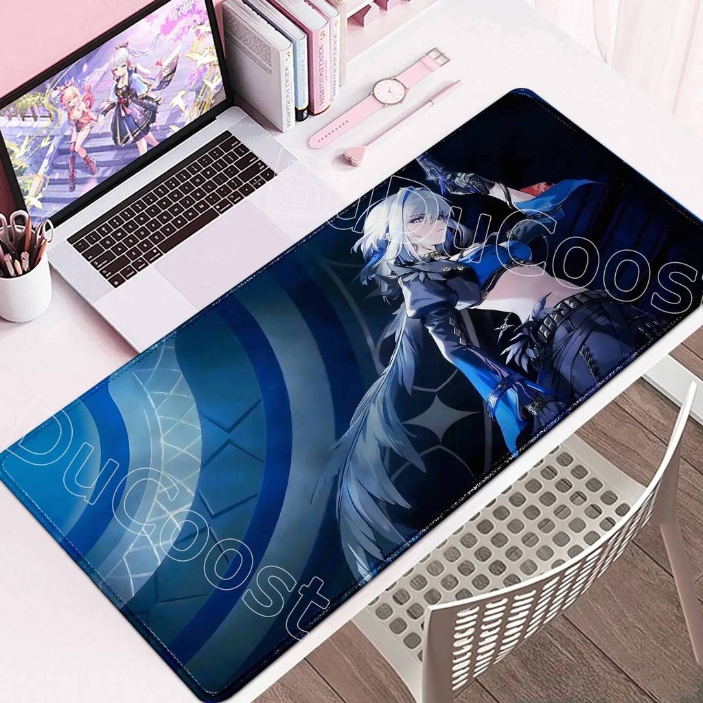 HD Mới Chisa Qiuyuan Galbrena Mousepad Luno Augusta Game Gió hú Sóng Miếng Lót Chuột Phụ Kiện Chơi Game Bảo Vệ Tủ Bàn Thảm