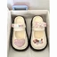 Đế Dày Tăng Chiều Cao Hoạt Hình Dễ Thương Bao Đầu Giày Sandal Nữ Thời Trang Mùa Hè Đa Năng Mặ