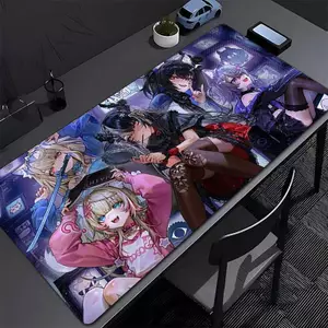 Miếng Lót Chuột Laptop Kawaii Anime HD In Bàn Phím Miếng Lót PC Hololive Cô Gái Chơi Game Mở Rộng Để Bàn Chuột Thảm Shiori Novella Mousepad