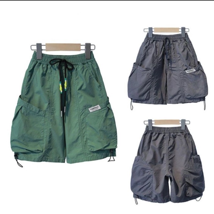 Quần short mỏng khô nhanh mùa hè dành cho trẻ em thể thao mới dáng rộng thời trang quần short