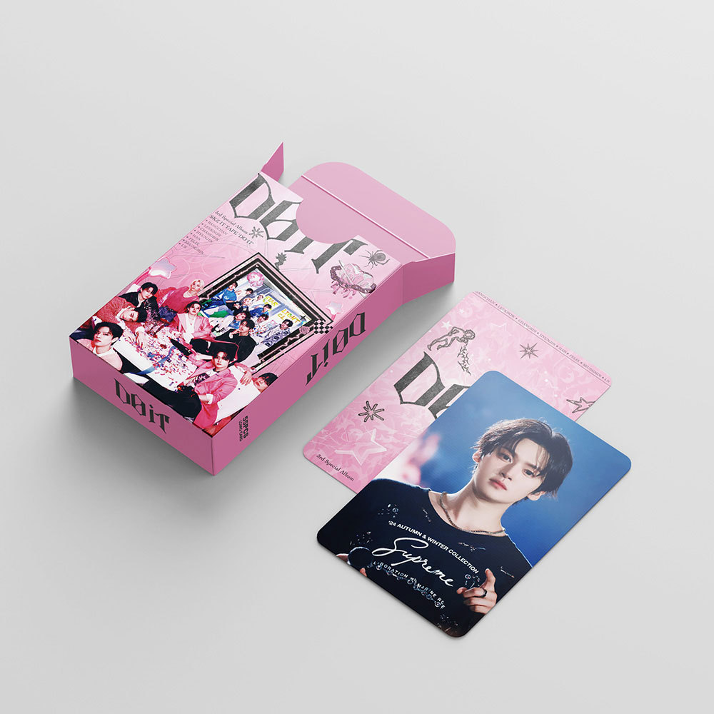 LINXX 55 Chiếc Stray Kids DO IT Album Lomo Cards Kpop Boy Band Fan Sưu Tập Photocard Bộ Quà Tặng Hàng Hóa Cho Ngày Lễ Người Hâm Mộ Sinh Nhật Bộ Sưu Tập Văn Hóa