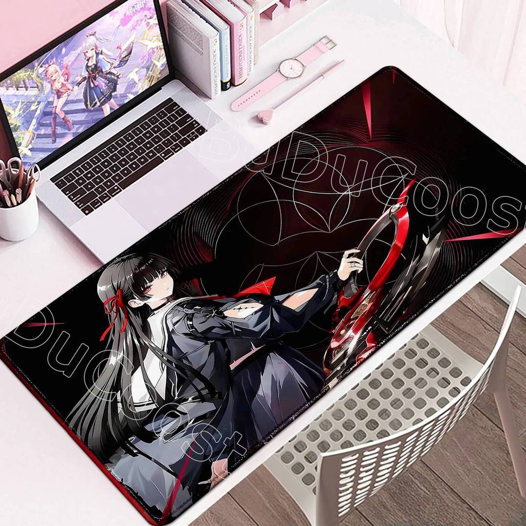 HD Mới Chisa Qiuyuan Galbrena Mousepad Luno Augusta Game Gió hú Sóng Miếng Lót Chuột Phụ Kiện Chơi Game Bảo Vệ Tủ Bàn Thảm