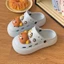 Dễ Thương Rilakkuma Cave Giày Nữ Mùa Hè Áo Khoác Ngoài Mới Đế Dày Chống Trơn Trượt Đi Biển Dé