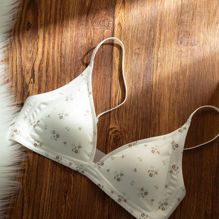 Áo Ngực Tam Giác Xỏ Ngón Phong Cách Gingham & Hoa Cho Nữ
