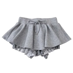 Váy mini đa năng thời trang dây rút eo cao váy ôm chống lộ váy ngắn váy phồng váy phồng