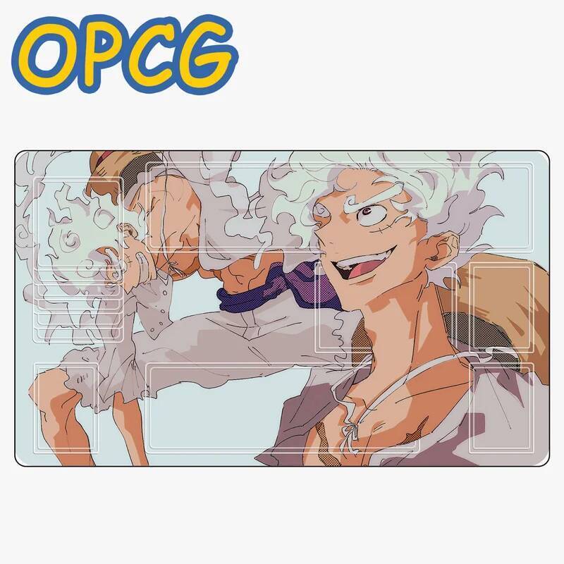 One Piece OPCG 600x350mm Boa Hancock Nika Uta Diy Thẻ giao dịch Playmat Portgas D. Thảm chơi ván cao su đơn Ace Nami