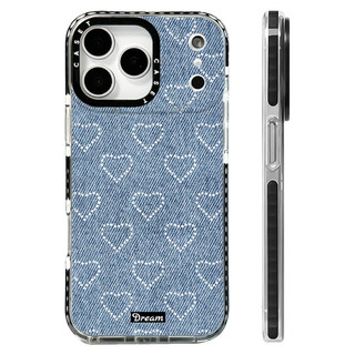 Ốp điện thoại sạc từ tính không dây họa tiết trái tim yêu thương Tương thích cho IPhone 16E 14 Plus 11 12 13 15 16 17 ProMax Cover 17AIR Silicone mềm trong suốt Vỏ chống sốc