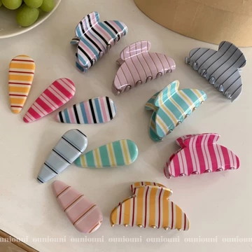 Ness Home Kẹp Tóc Hàn Quốc Phong Cách Hàn Quốc Màu Sắc Tương Phản Sọc Tóc Lấy Kẹp Lưng Tóc Cá Mập Kẹp Bên Kẹp Nổ Kẹp Tóc Gãy Kẹp Tóc Kẹp Tóc Kẹp Tóc Kẹp Tóc Cá Mập Kẹp Tóc