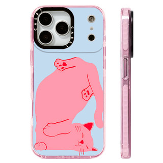 Bộ sưu tập thú cưng Vỏ sạc từ tính không dây cho mèo ngủ dễ thương Tương thích cho IPhone 16E 14 Plus 11 12 13 15 16 17 Pro Max Cover 17AIR Silicone mềm trong suốt Vỏ chống sốc