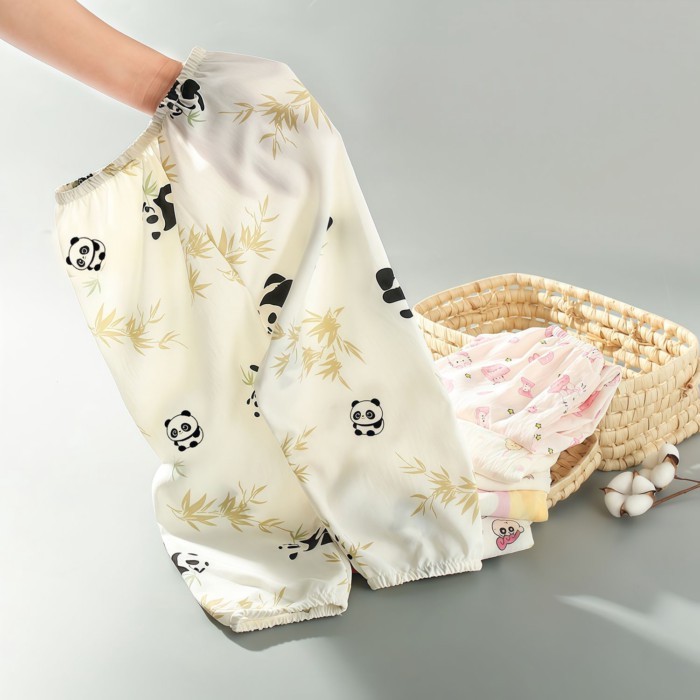 Trẻ Em Mùa Hè Quần Cotton Chống Muỗi Quần Mỏng Thoáng Khí Cho Bé Quần Thường Ngày Nữ Ống Rộng-