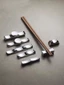 Phong Cách Mới Đũa Gối Inox 304 Nhỏ Gọn Đũa Giá Đỡ Thìa Thìa Giá Đỡ Bộ Đồ Ăn