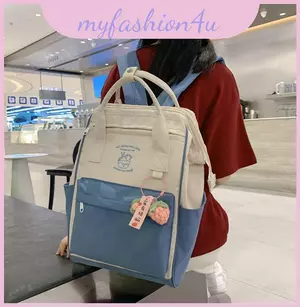 Ba lô Nylon hợp thời trang cho bé gái Trường học nhẹ chống thấm nước sành điệu và sử dụng hàng ngày