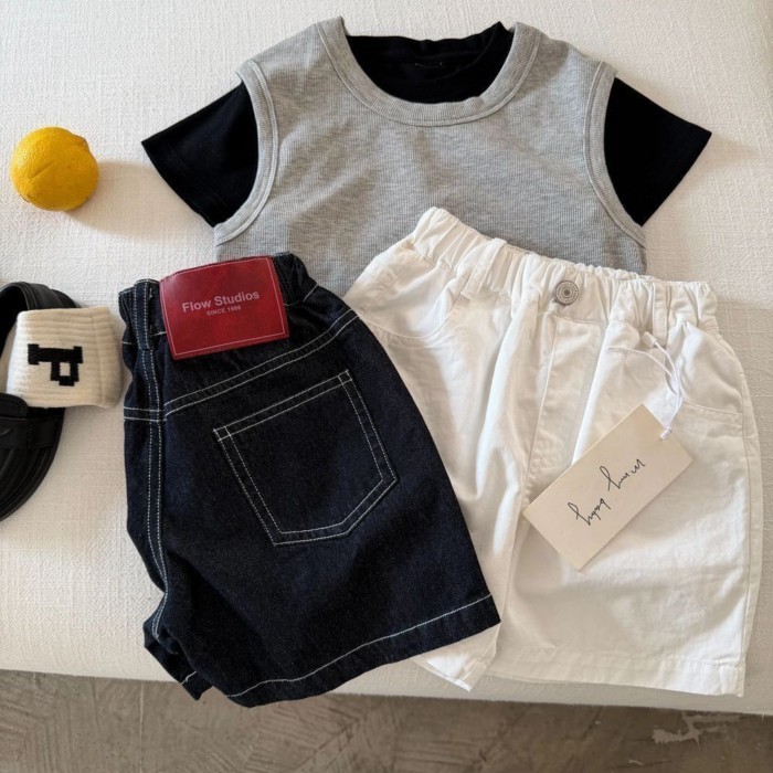 Quần short trẻ em phong cách mới bé trai phong cách Hàn Quốc cotton cotton trẻ em thời trang