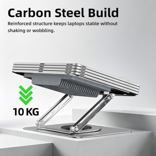 Giá Đỡ Laptop GOOJODOQ 360° Xoay Linh Hoạt, Chịu Tải 10kg, Tương Thích 15.6 Inch, Gập Gọn Mang Đi