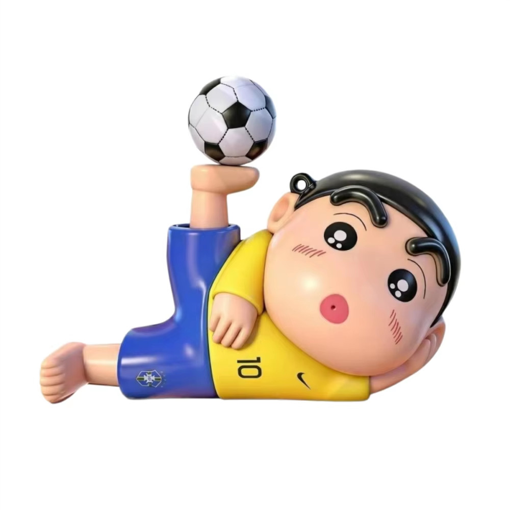 Hoạt Hình Dễ Thương Crayon Shin-chan Press-to-Spray Nhân Vật Hành Động USA-Canada-Mexico World Cup Quà Lưu Niệm Trang Trí Máy Tính Để Bàn Quà Tặng Ngày Lễ