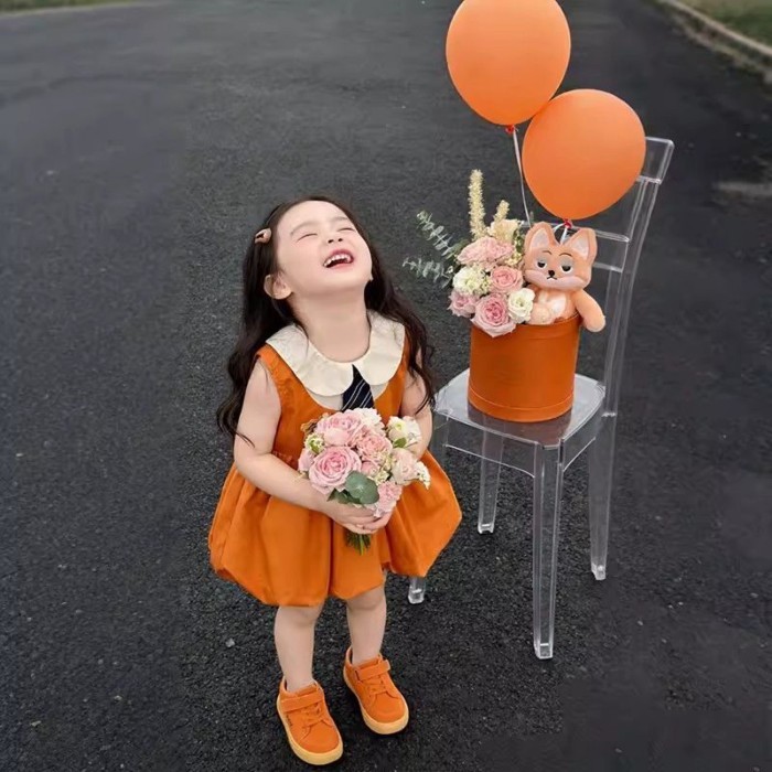 Váy lolita trẻ em phong cách preppy dễ thương