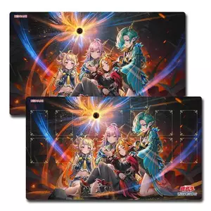 600x350mm Elfnotes: Một bài thơ bốn dòng kế thừa Thẻ giao dịch Playmat Yu-Gi-Oh! Thảm chơi Game đơn cạnh 2mm