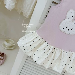 Mùa Hè Cho Nữ Phong Cách Hàn Quốc Mới Váy Thỏ Hồng Màu Hồng Thời Trang Modal Tank Top