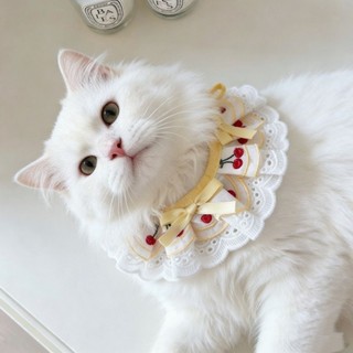 [Hàng có sẵn] Khăn nước bọt dâu tây dễ thương Yếm chó 2-10kg