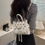 Ba lô chấm bi nơ nữ tính dễ thương phong cách mới đa năng phổ biến nhẹ niche ba lô nhỏ