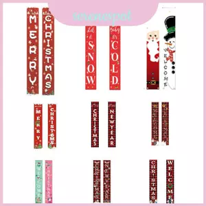 Giáng Sinh Bền Đẹp Hiên Nhà Ký Biểu Ngữ Cờ Xmas Đảng Trang Trí Nhà