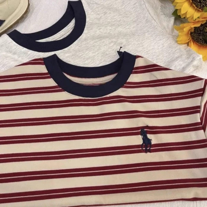 Chất lượng cao vải cotton chải kỹ trẻ em mùa hè thêu tay ngắn T cotton