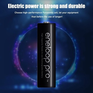 Pin sạc Panasonic eneloop Por AA & AAA 1.2V NI-MH với màn hình LCD 4 khe cắm Bộ sạc pin thông minh Bộ chuyển đổi nguồn phích cắm Vương quốc Anh