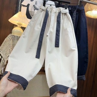 Quần trẻ em nhanh khô, quần trẻ em mỏng vừa và lớn, quần chống muỗi mùa hè, quần ống rộng