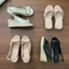 Đa Năng Miệng Cá Nơ Da Lộn Giày Sandal Cao Gót Chống Thấm Nước Đế Dày Dây Gai Dầu Bện Giày Đế