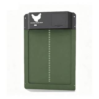 Cổng chuồng gà cảm biến năng lượng mặt trời với hệ thống cuộn tự động để quản lý gia cầm