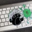 meme Năng lượng tinh thần Kageyama Moof Dragon Set Tổ rượu nhỏ Nhãn dán phản quang Chống thấm nước Hai chiều Nhân vật Anime Điện Ve
