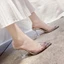 Dép Xăng Đan Nữ Mùa Hè Phong Cách Mới Cổ Tích Thời Trang Pha Lê Giày Cao Gót Tính Khí Bao Đầu