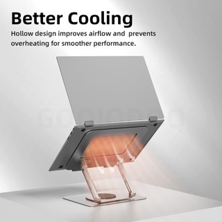 Giá Đỡ Laptop GOOJODOQ 360° Xoay Linh Hoạt, Chịu Tải 10kg, Tương Thích 15.6 Inch, Gập Gọn Mang Đi