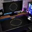 Ma Thuật Xanh Vòng Tròn Miếng Lót Chuột Cao Su Lớn Chống Trơn Trượt PC Để Bàn Phụ Kiện Mousepad Cho Văn Phòng Và Game Thủ Bàn Phím Thảm Trang Trí Thảm