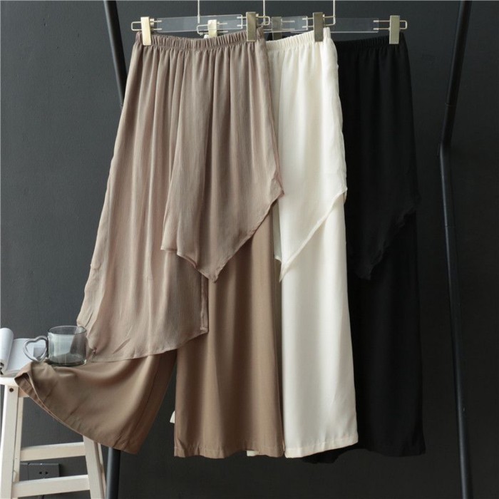 Vuông Tập Khiêu Vũ Mặc Quần Khiêu Vũ Quần Ống Rộng Lỏng Lẻo Nữ Cạp Cao Khiêu Vũ Cổ Điển Quần Khi