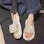 Ngọc Trai Dép Nữ Mùa Hè Áo Khoác Ngoài Cổ Tích Làn Gió Nữ Giày Slip-on Thời Trang Đế Dày Dép Đế Mềm