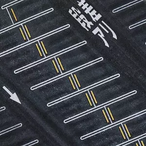 1: 64 Dynamic Static Road Mat Racing Track Drifting Racing Curve Cross-Sea Bridge Scene Phụ kiện bãi đậu xe Tấm lót chuột xe (Chỉ có Mousepad)