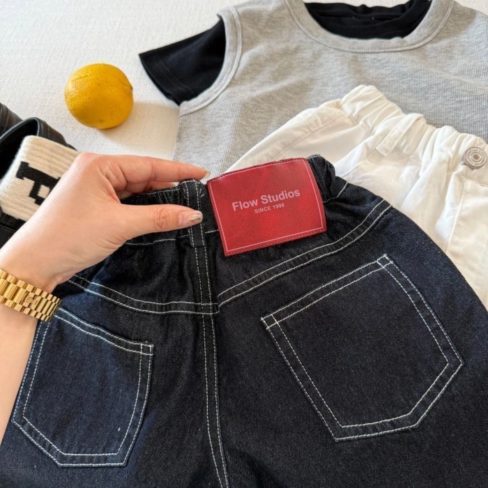 Quần short trẻ em phong cách mới bé trai phong cách Hàn Quốc cotton cotton trẻ em thời trang