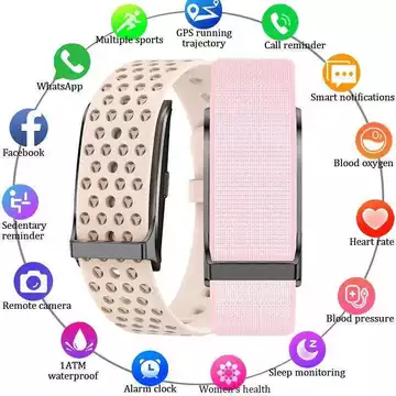 Đồng LIGE nữ, đo nhịp tim, huyết áp, thao, thể dục, đồng hồ mới nam, vòng đeo tay thông minh ngoài trời dành cho nữ 202
